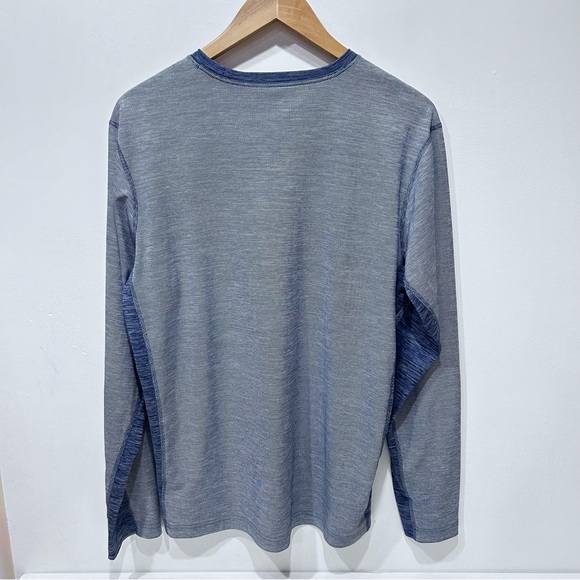 Columbia Men's PFG Omni Shade Blues and Gray Long Sleeve Shirt Size M - Picture 2 of 9